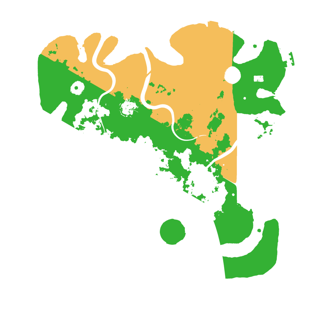 Biome Rust Map: Procedural Map, Size: 3500, Seed: 1355370085