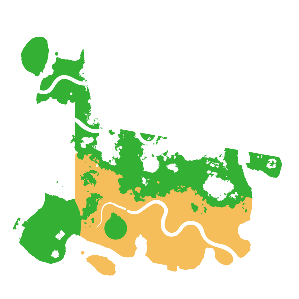 Biome Rust Map: Procedural Map, Size: 3500, Seed: 1804783688