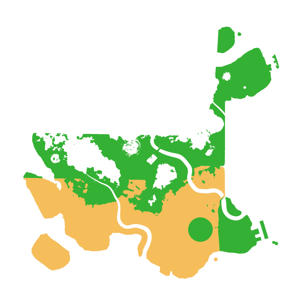 Biome Rust Map: Procedural Map, Size: 3255, Seed: 791121399