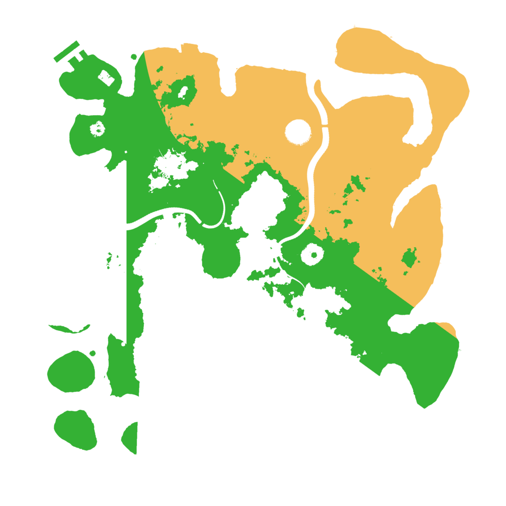 Biome Rust Map: Procedural Map, Size: 3500, Seed: 926708769
