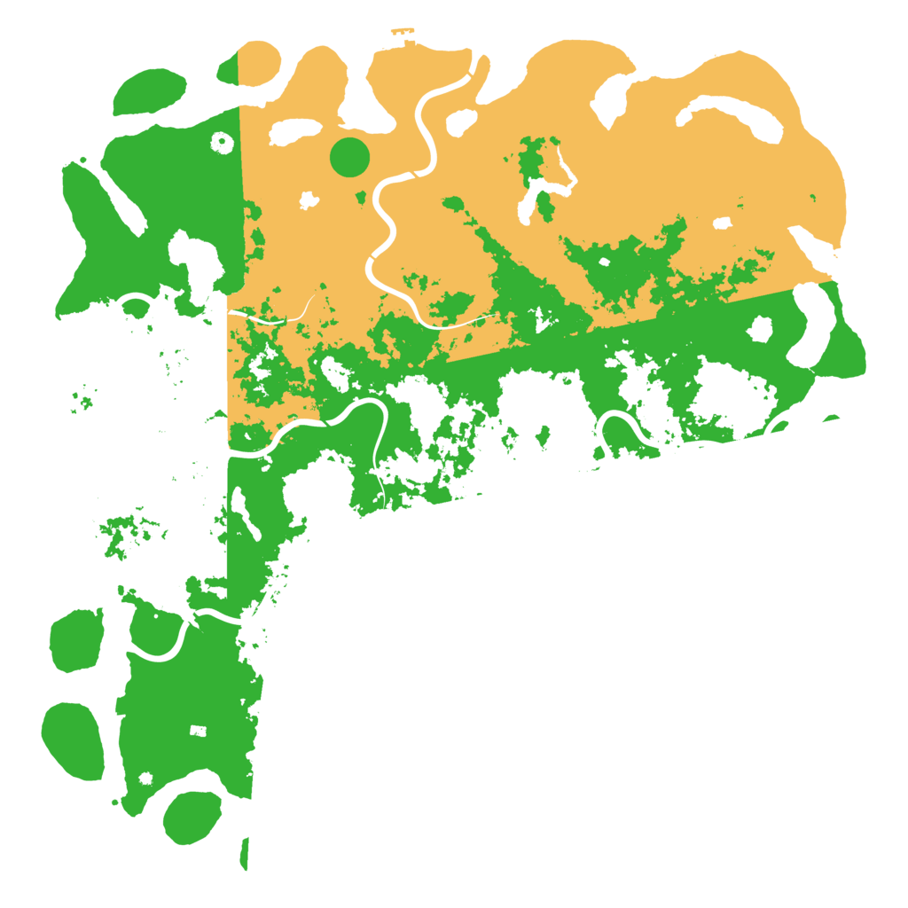 Biome Rust Map: Procedural Map, Size: 6000, Seed: 483146