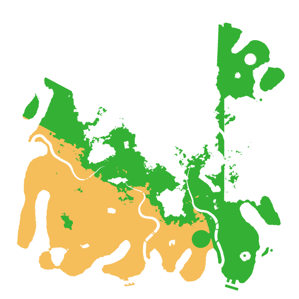Biome Rust Map: Procedural Map, Size: 4500, Seed: 12422450
