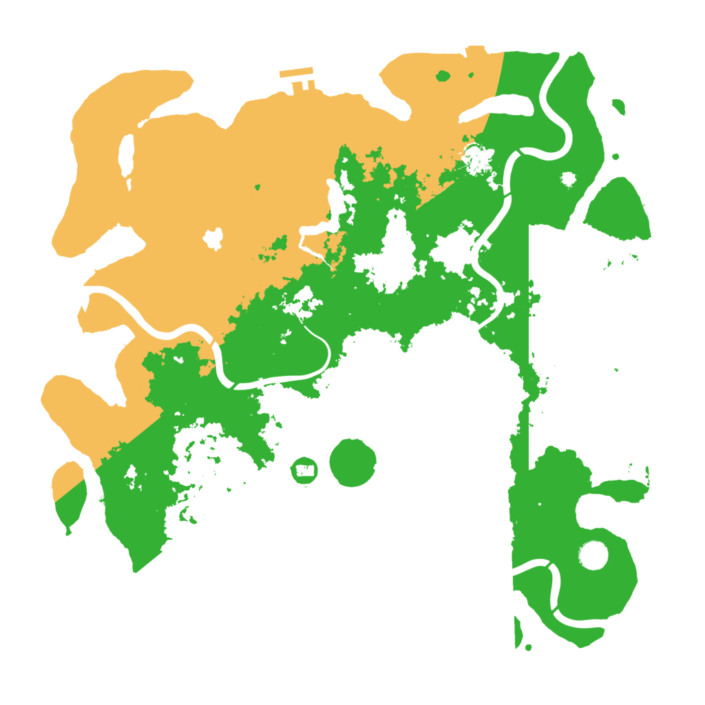 Biome Rust Map: Procedural Map, Size: 4250, Seed: 845656