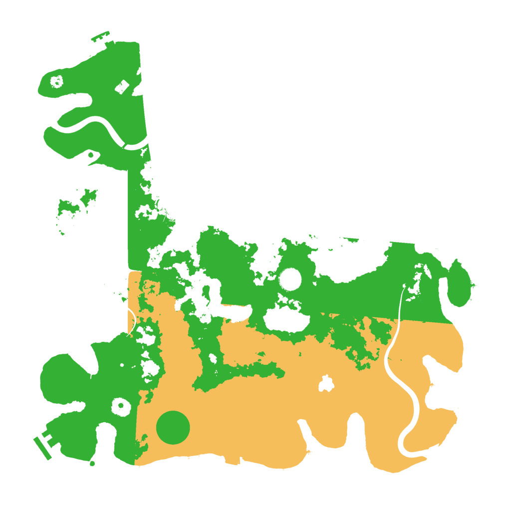 Biome Rust Map: Procedural Map, Size: 4000, Seed: 65722