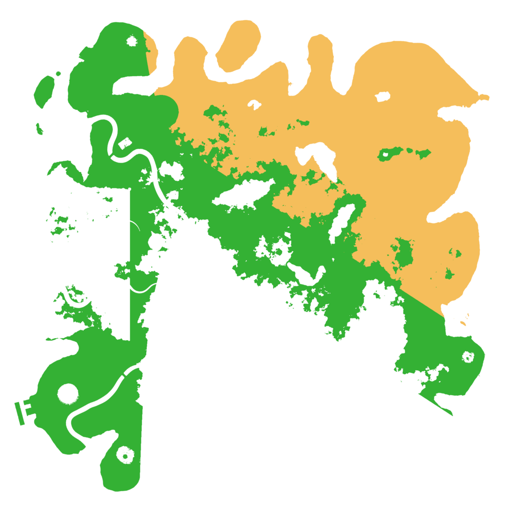 Biome Rust Map: Procedural Map, Size: 4500, Seed: 1409423347