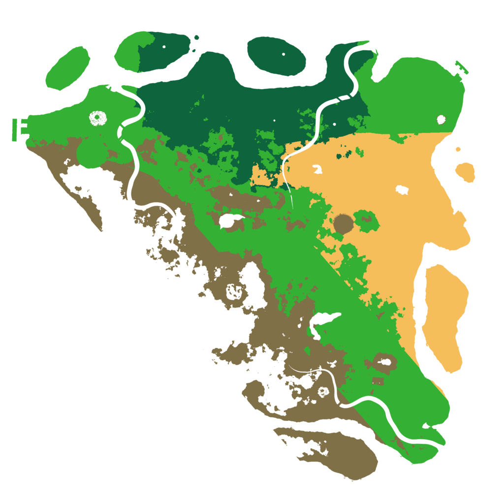 Biome Rust Map: Procedural Map, Size: 4500, Seed: 6974750