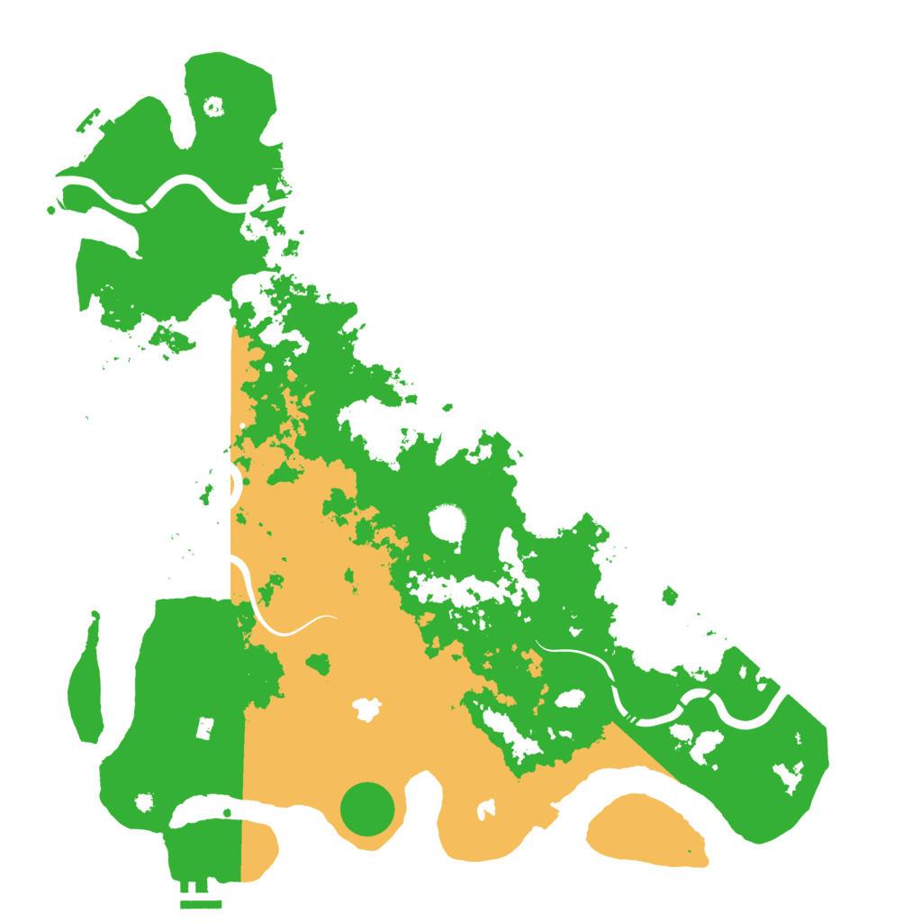 Biome Rust Map: Procedural Map, Size: 4500, Seed: 120525