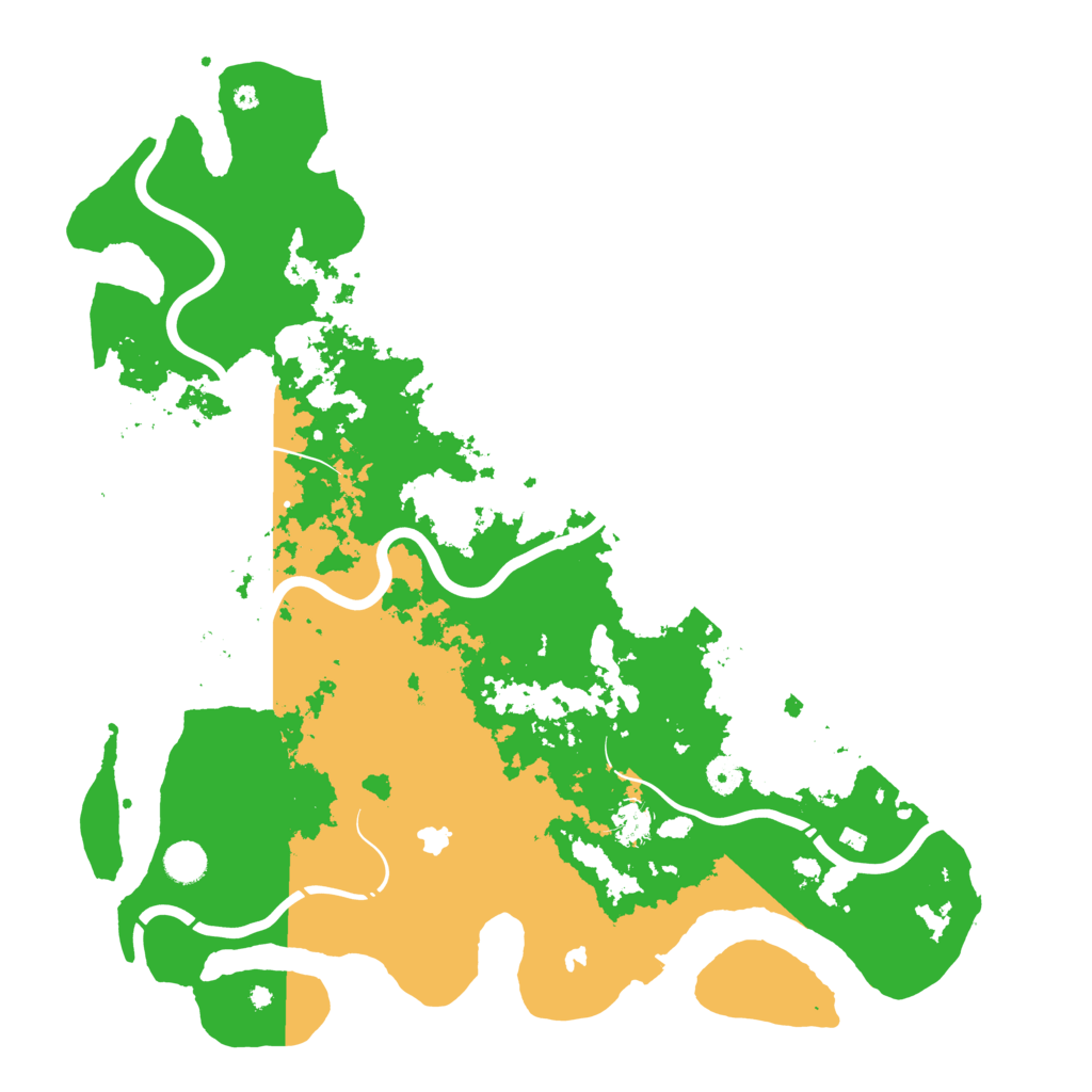 Biome Rust Map: Procedural Map, Size: 4500, Seed: 120525