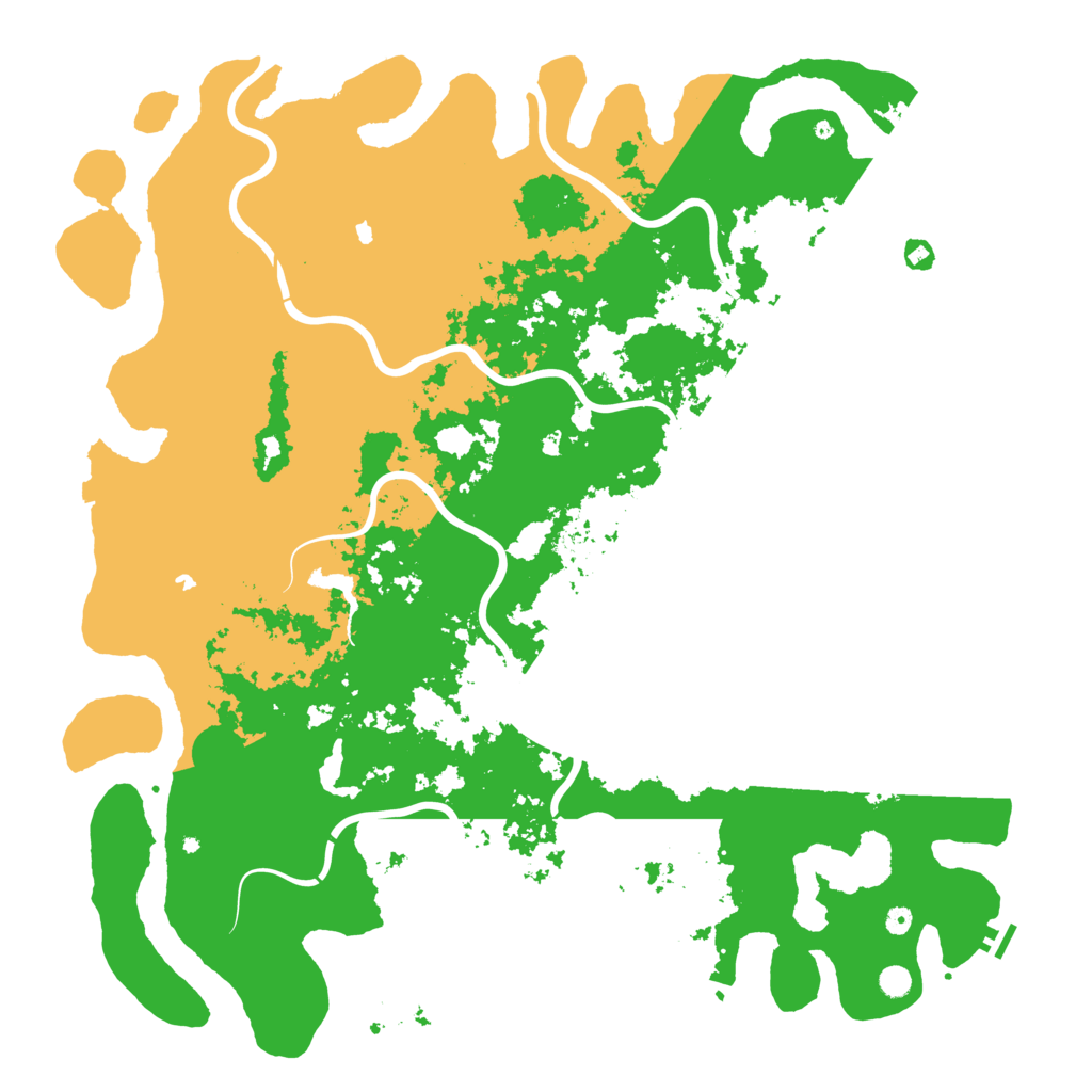 Biome Rust Map: Procedural Map, Size: 6000, Seed: 437678256