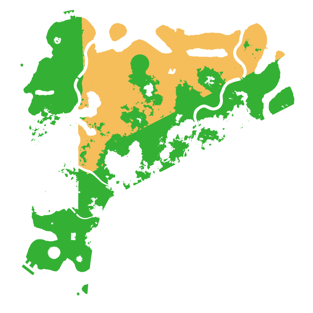 Biome Rust Map: Procedural Map, Size: 4500, Seed: 170170142