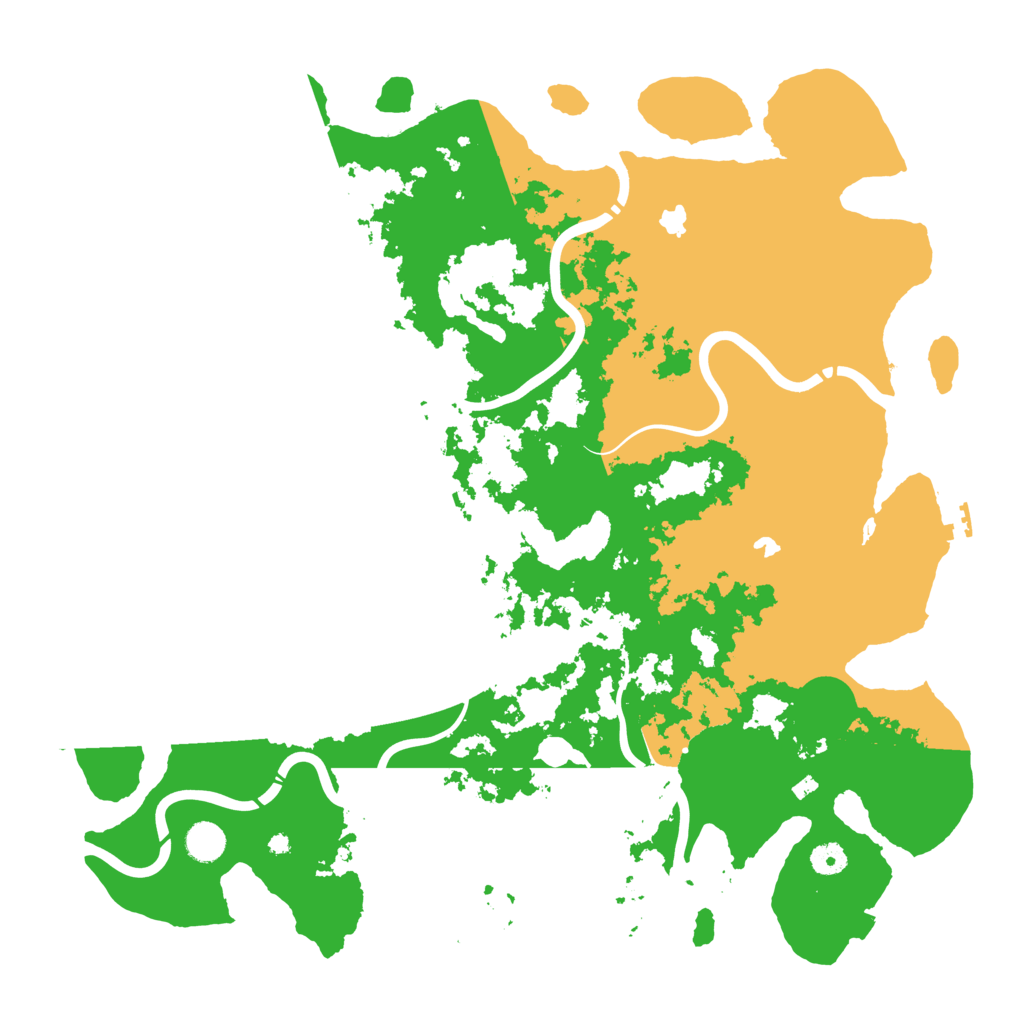 Biome Rust Map: Procedural Map, Size: 4500, Seed: 428096552