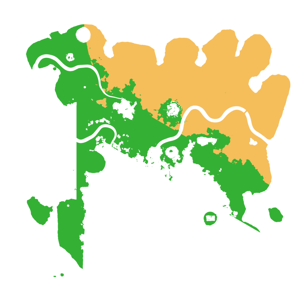 Biome Rust Map: Procedural Map, Size: 3750, Seed: 2081604945