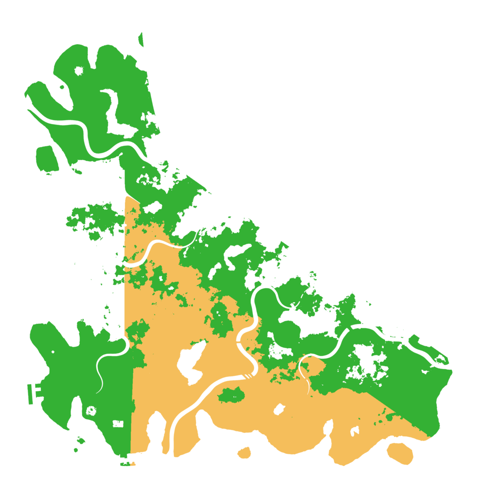 Biome Rust Map: Procedural Map, Size: 5000, Seed: 1820662151