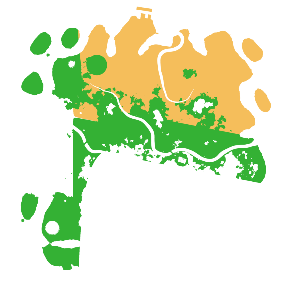 Biome Rust Map: Procedural Map, Size: 3800, Seed: 898985