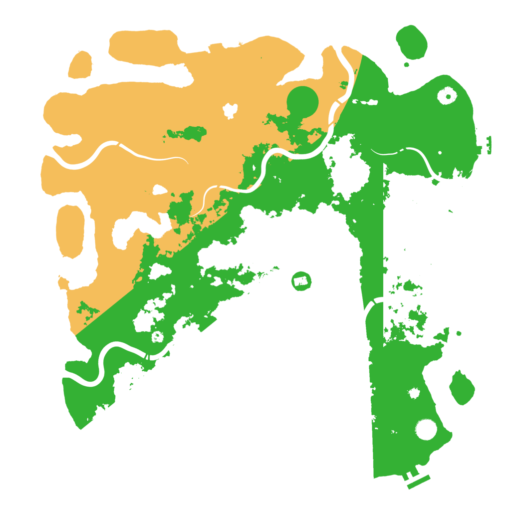 Biome Rust Map: Procedural Map, Size: 4250, Seed: 1207242384