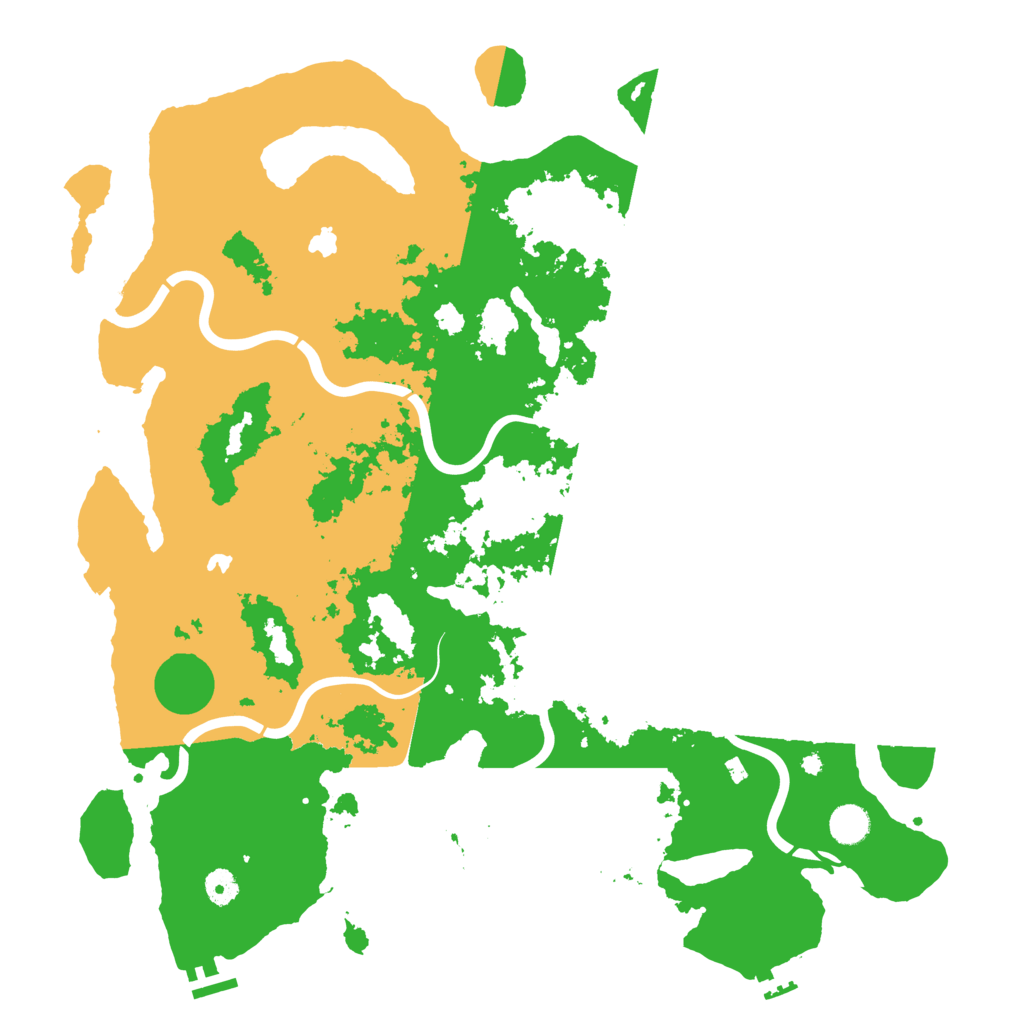 Biome Rust Map: Procedural Map, Size: 4500, Seed: 1231669184