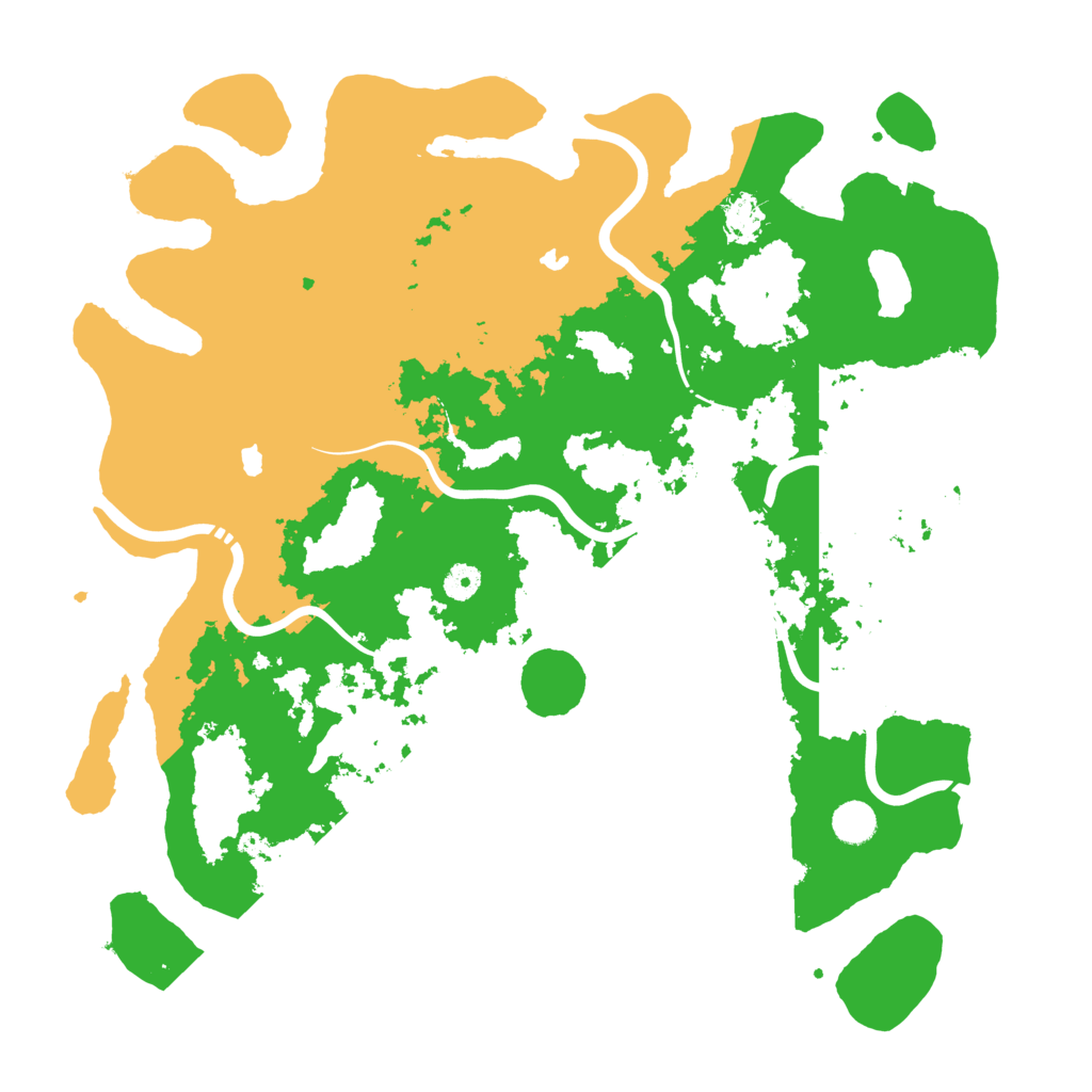 Biome Rust Map: Procedural Map, Size: 4500, Seed: 229655156
