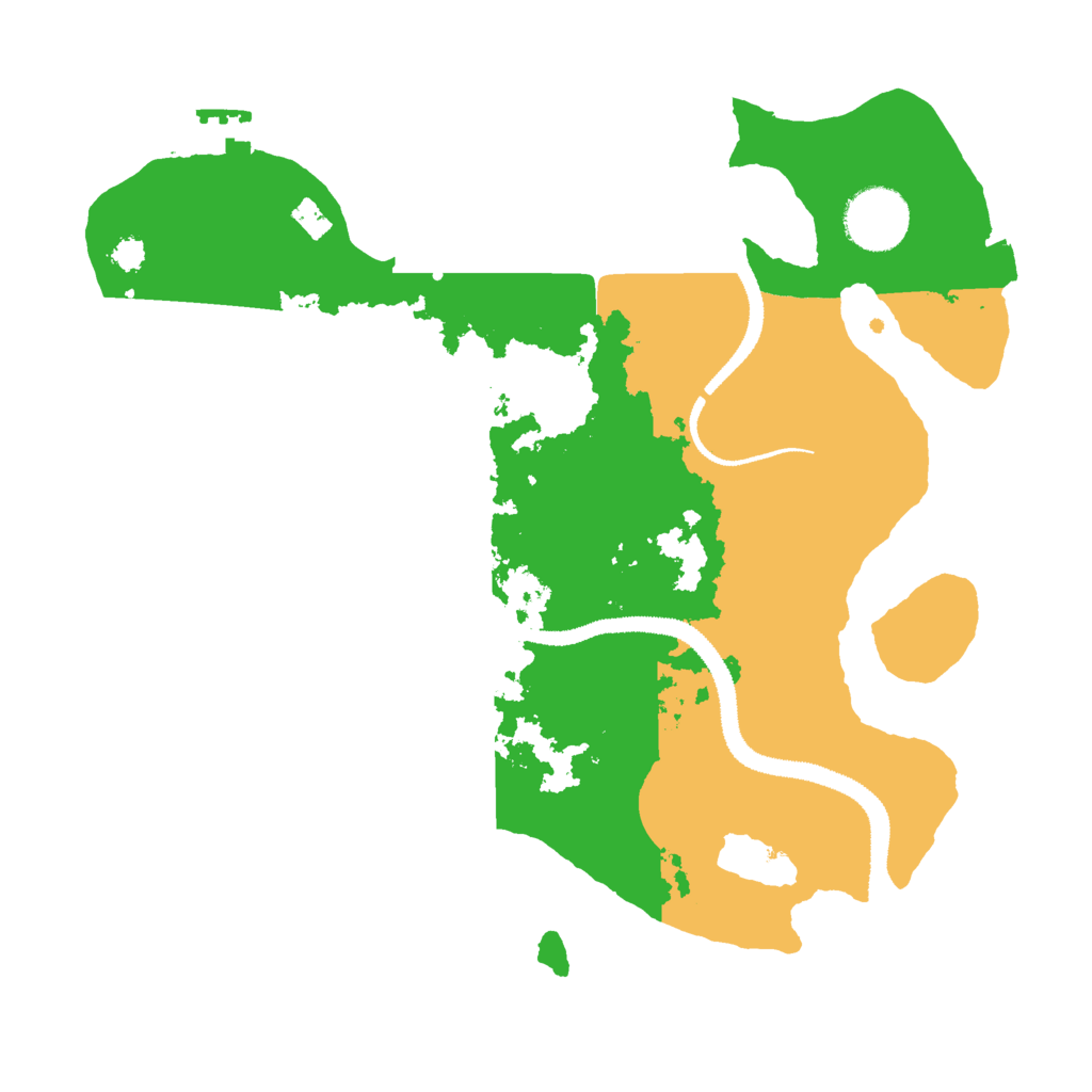Biome Rust Map: Procedural Map, Size: 3000, Seed: 2061487312
