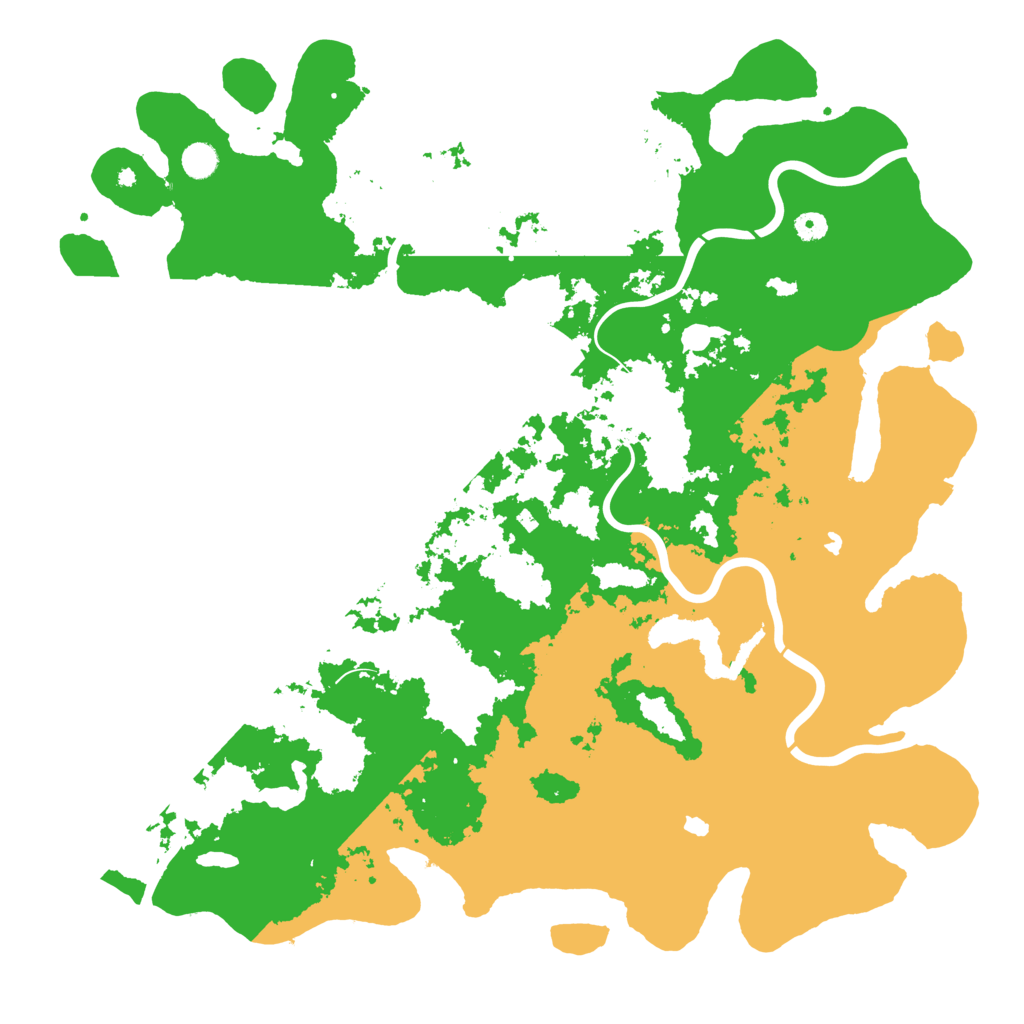 Biome Rust Map: Procedural Map, Size: 5000, Seed: 543223242