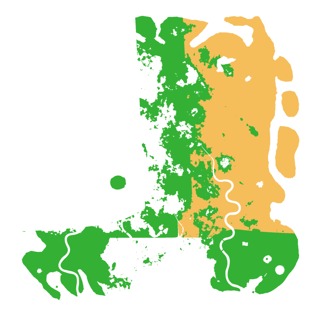Biome Rust Map: Procedural Map, Size: 6000, Seed: 78495276