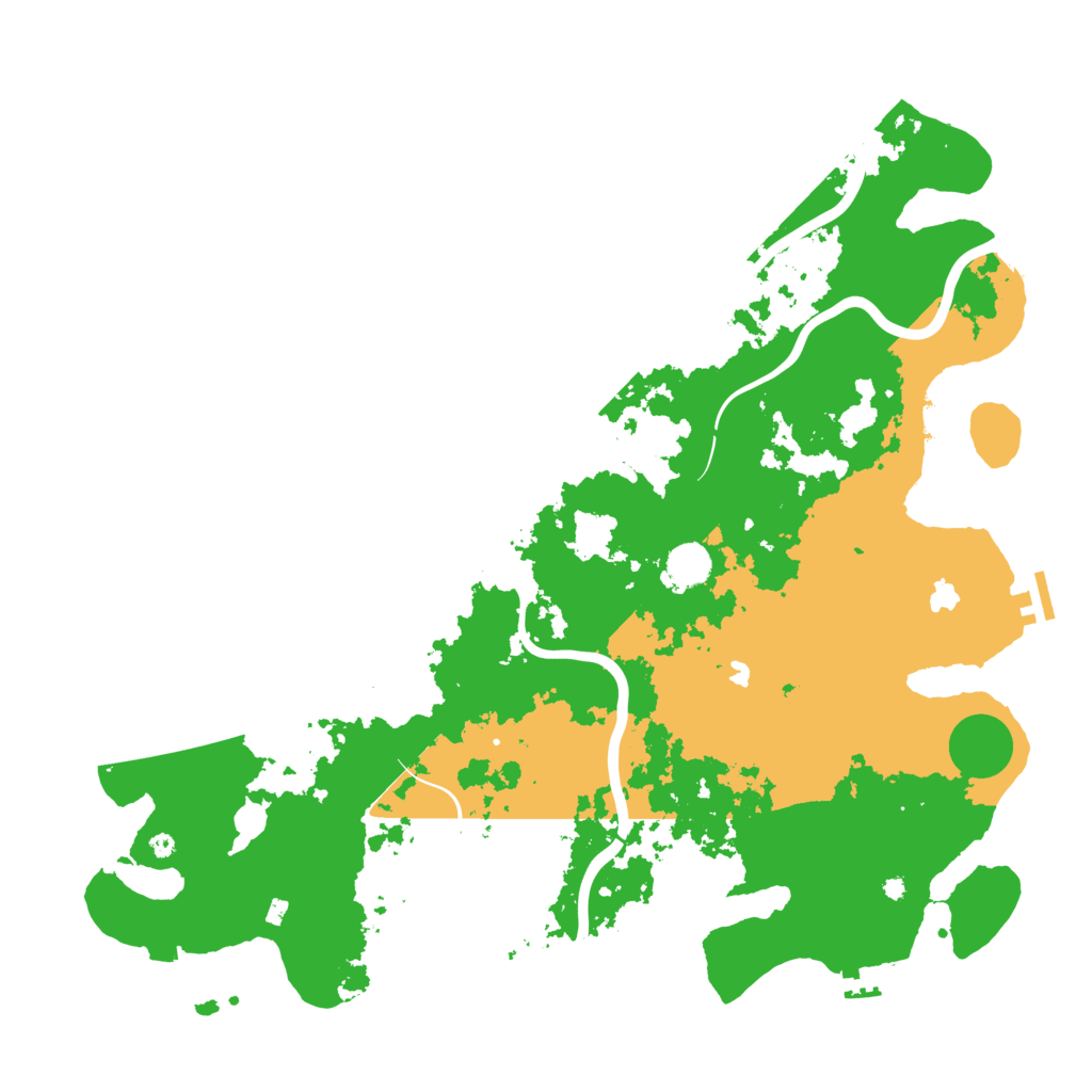 Biome Rust Map: Procedural Map, Size: 4500, Seed: 123532234
