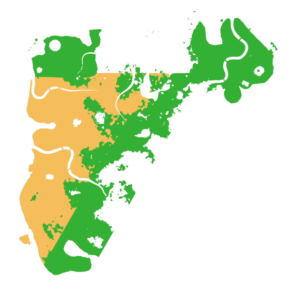 Biome Rust Map: Procedural Map, Size: 4500, Seed: 1386559453