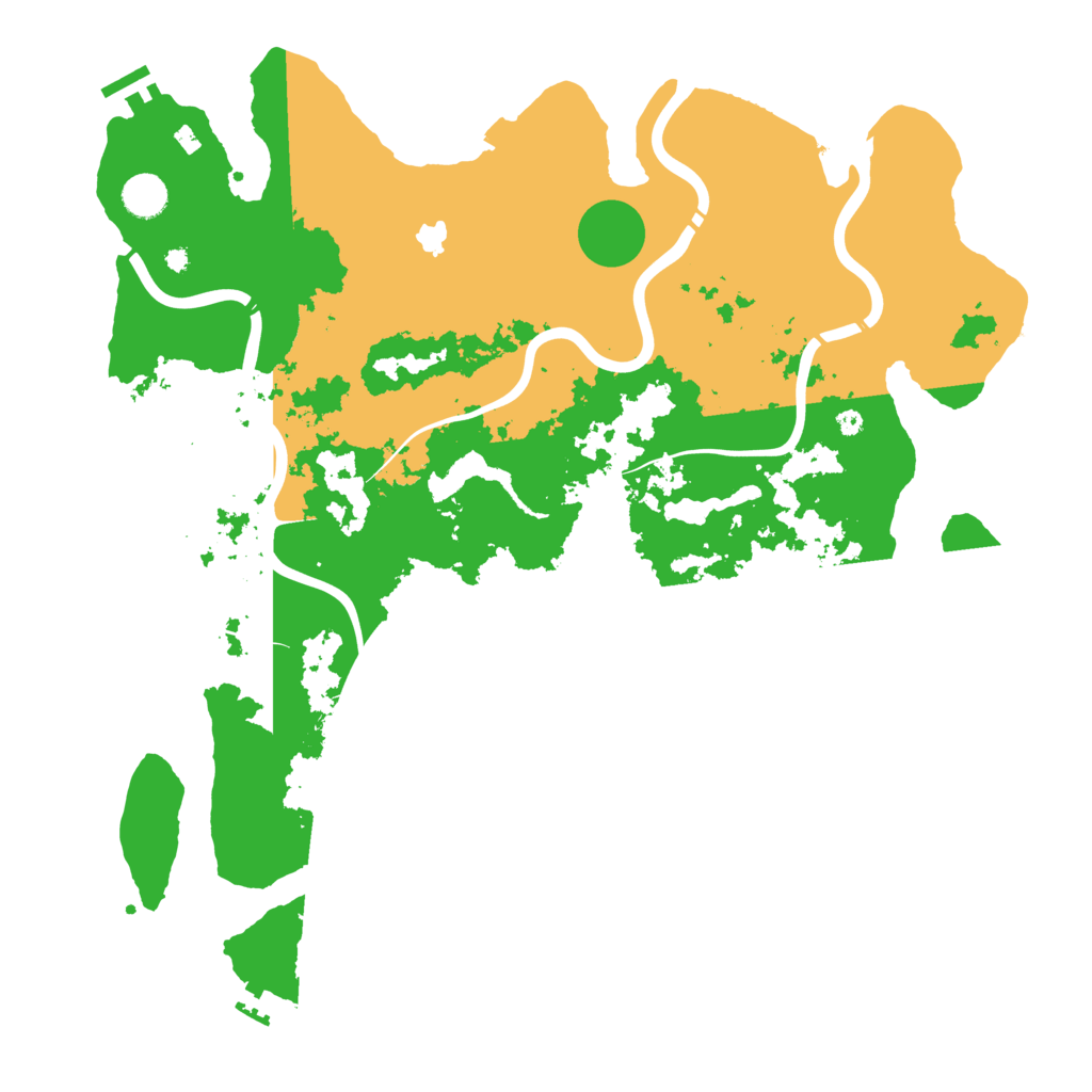 Biome Rust Map: Procedural Map, Size: 4300, Seed: 1117240262