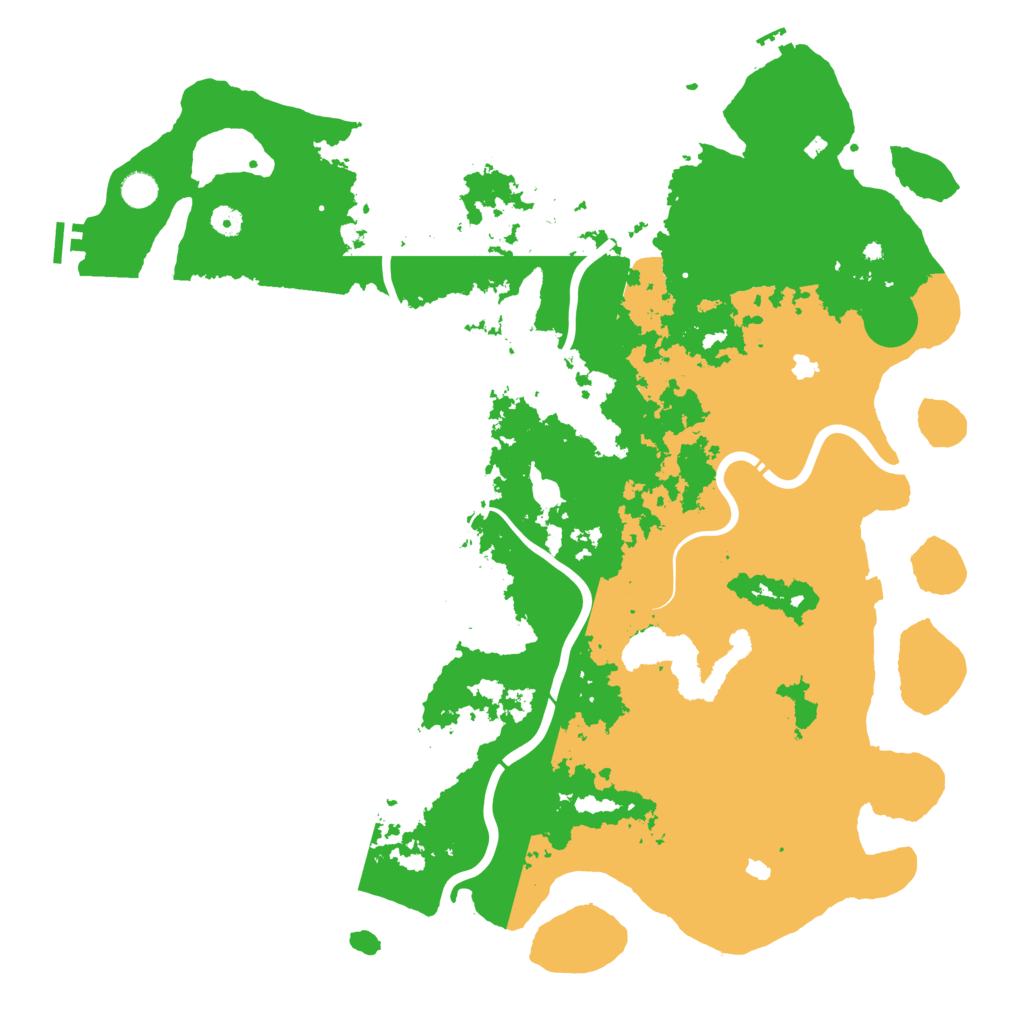 Biome Rust Map: Procedural Map, Size: 5000, Seed: 6773