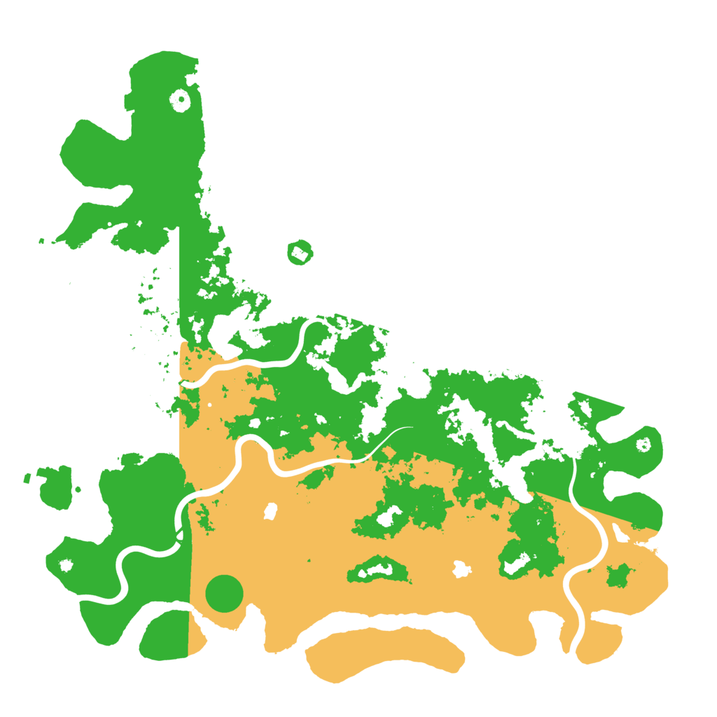 Biome Rust Map: Procedural Map, Size: 5000, Seed: 880226139