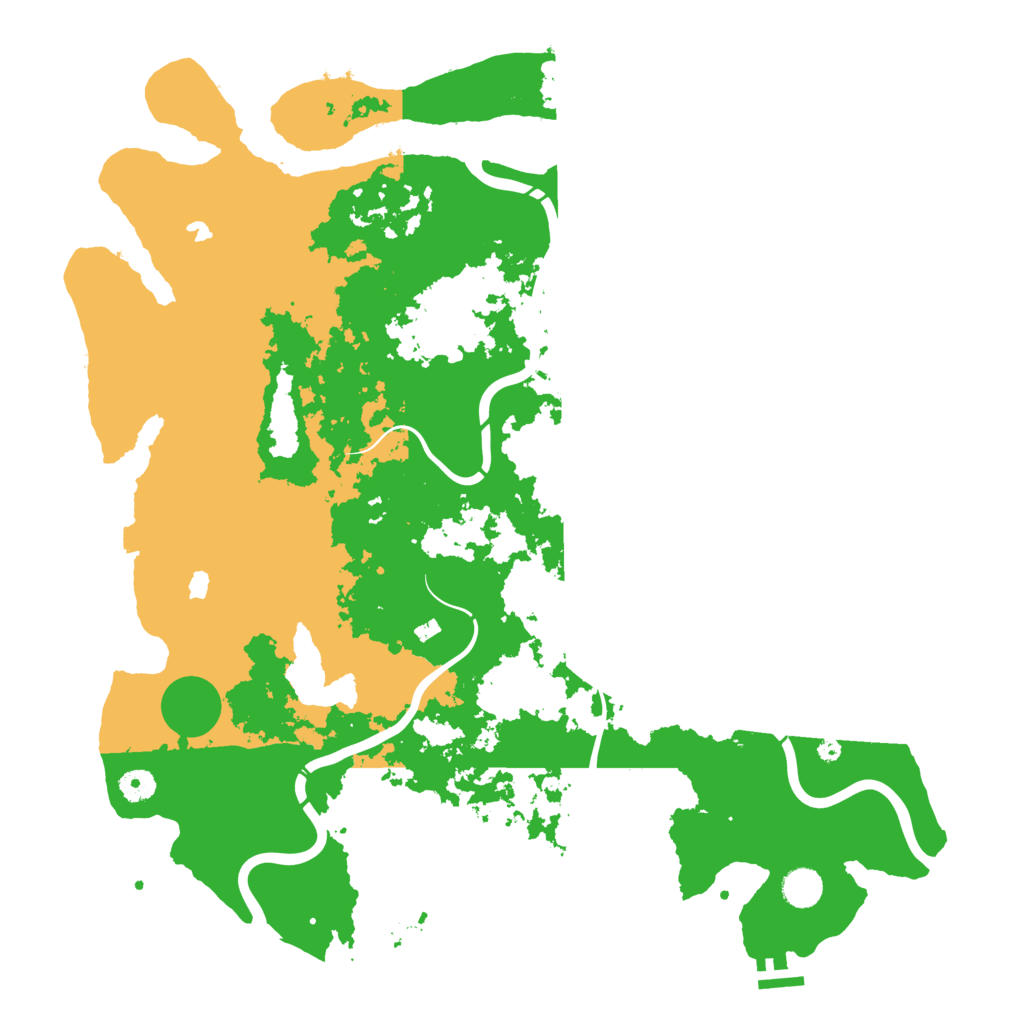 Biome Rust Map: Procedural Map, Size: 4500, Seed: 265527576