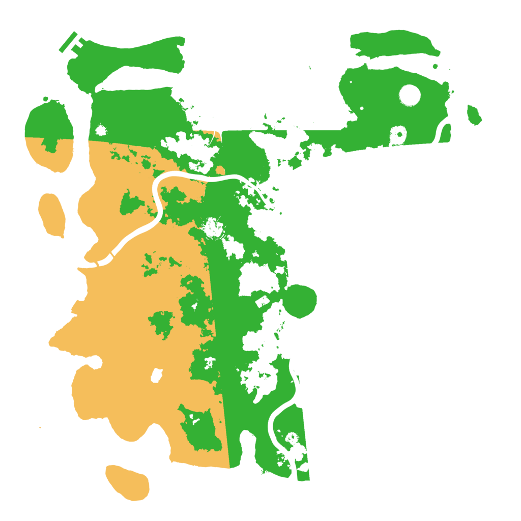 Biome Rust Map: Procedural Map, Size: 4300, Seed: 870272