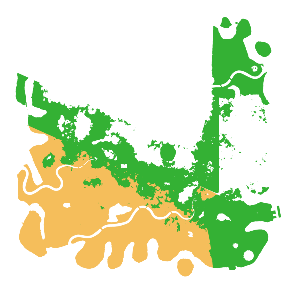 Biome Rust Map: Procedural Map, Size: 5000, Seed: 1549056114