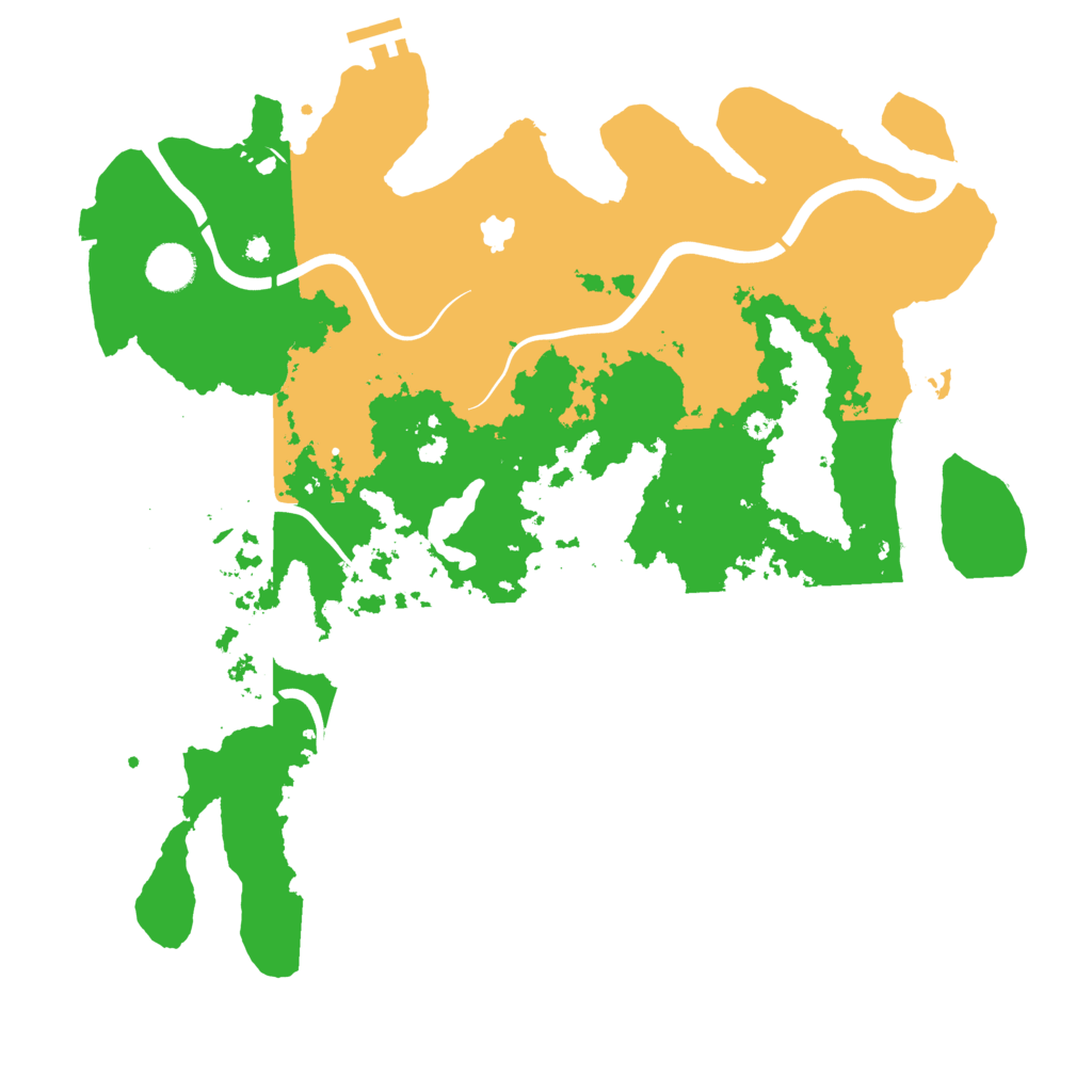 Biome Rust Map: Procedural Map, Size: 4000, Seed: 16468