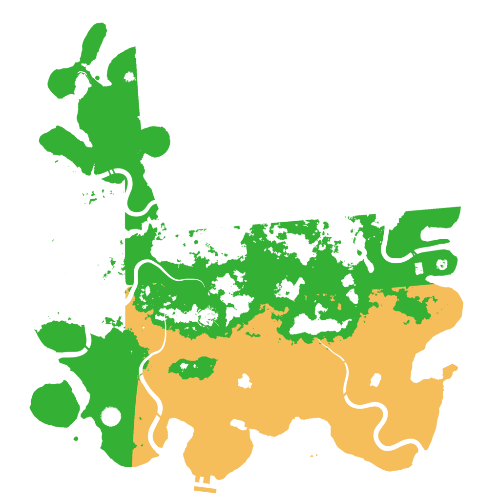 Biome Rust Map: Procedural Map, Size: 4500, Seed: 553988103