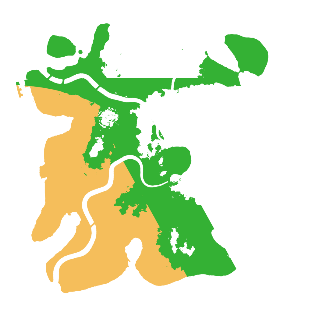 Biome Rust Map: Procedural Map, Size: 2985, Seed: 100000