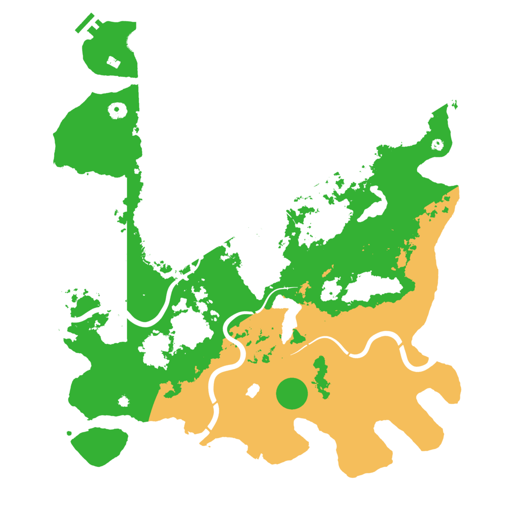 Biome Rust Map: Procedural Map, Size: 4250, Seed: 1672447716