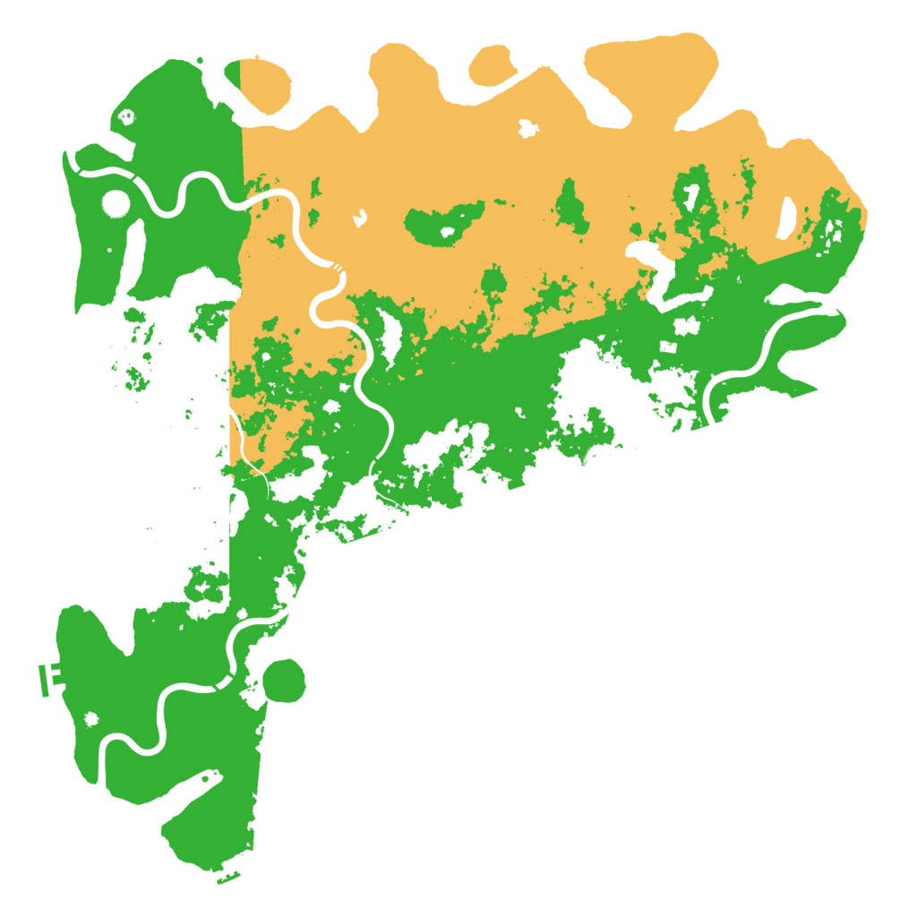 Biome Rust Map: Procedural Map, Size: 5800, Seed: 198523399