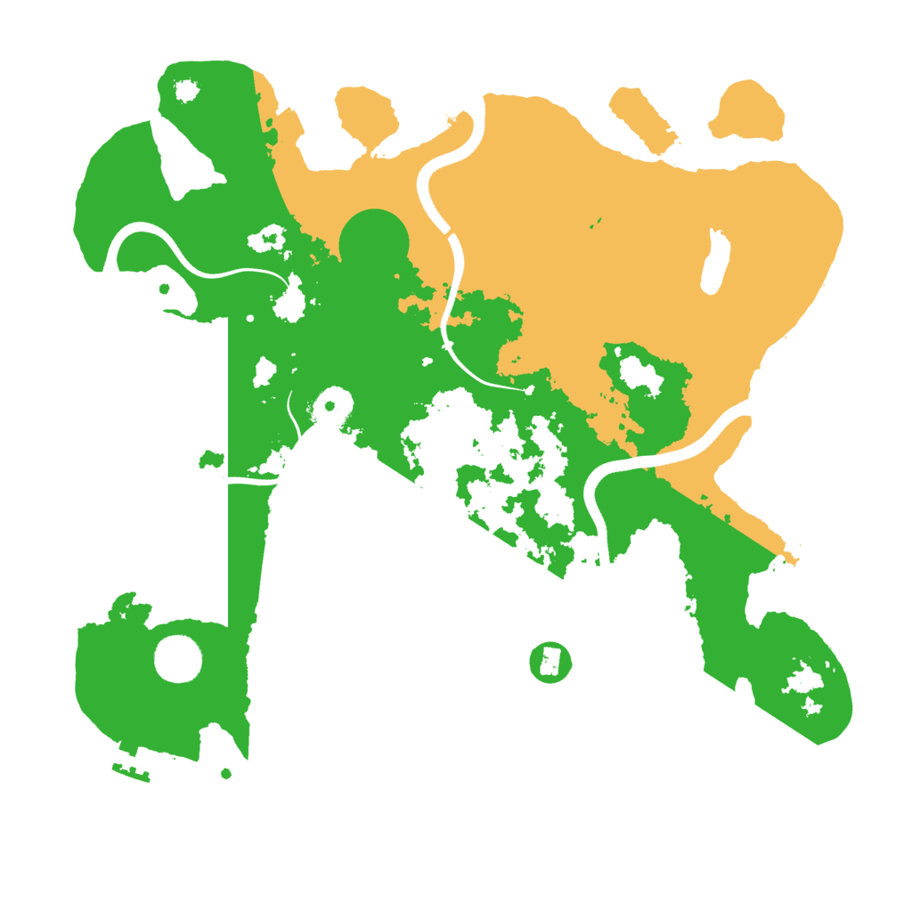Biome Rust Map: Procedural Map, Size: 3500, Seed: 1822171655