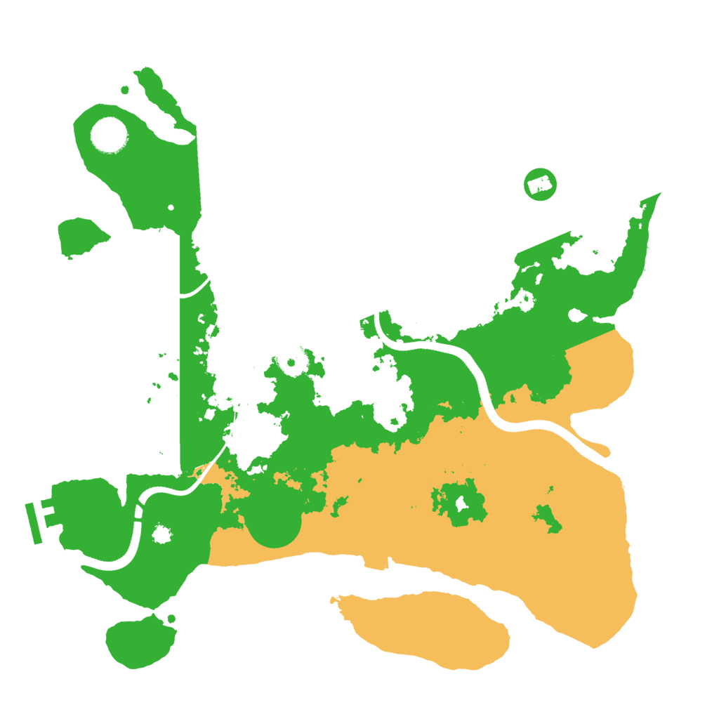 Biome Rust Map: Procedural Map, Size: 3500, Seed: 682788689