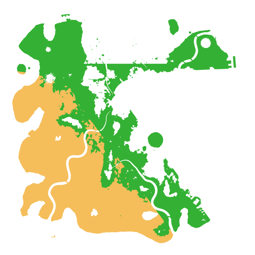 Biome Rust Map: Procedural Map, Size: 4500, Seed: 8172