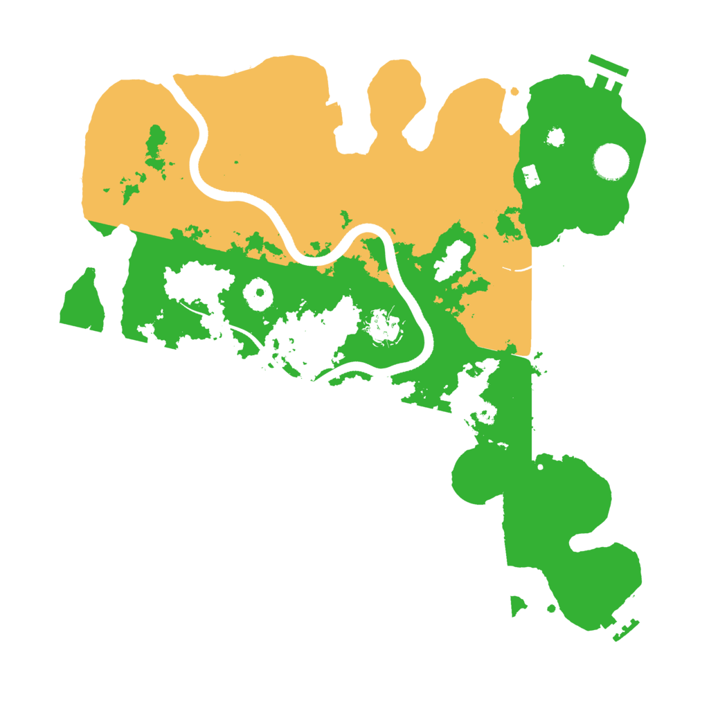 Biome Rust Map: Procedural Map, Size: 3500, Seed: 800366307