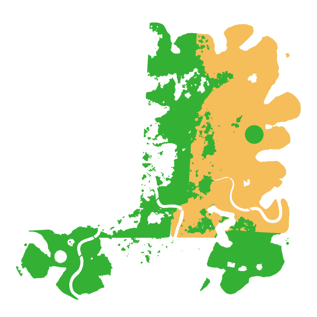 Biome Rust Map: Procedural Map, Size: 4500, Seed: 1061401872