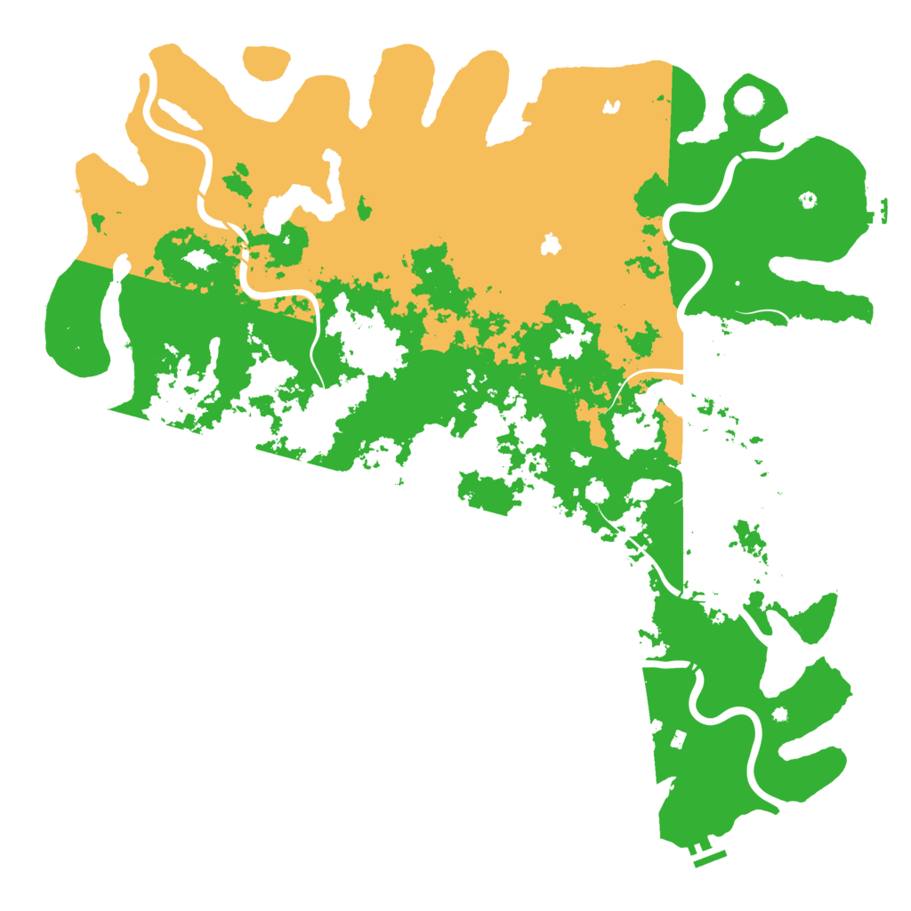 Biome Rust Map: Procedural Map, Size: 5432, Seed: 1203462052