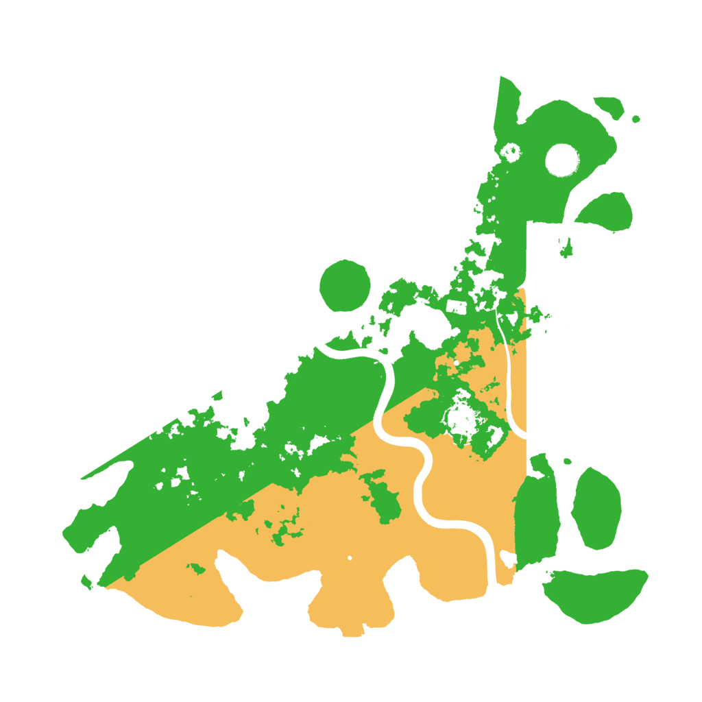 Biome Rust Map: Procedural Map, Size: 3700, Seed: 792062360