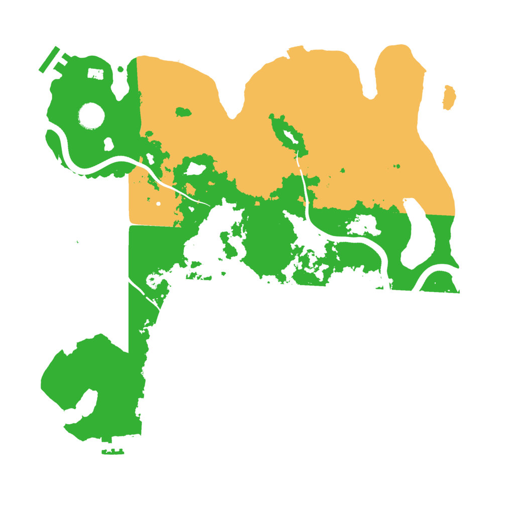 Biome Rust Map: Procedural Map, Size: 3500, Seed: 1750046240