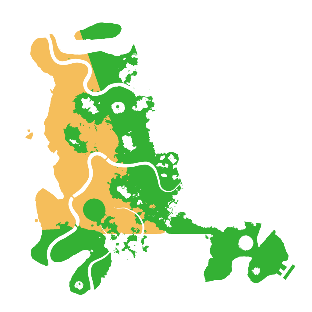 Biome Rust Map: Procedural Map, Size: 3750, Seed: 406409215