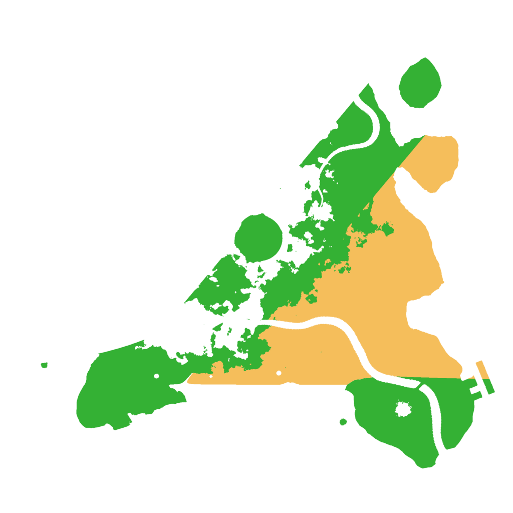 Biome Rust Map: Procedural Map, Size: 3000, Seed: 1662575163