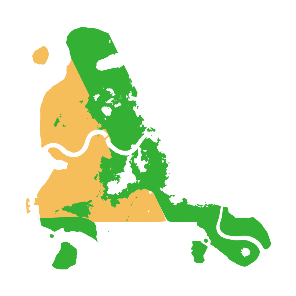 Biome Rust Map: Procedural Map, Size: 3000, Seed: 23547