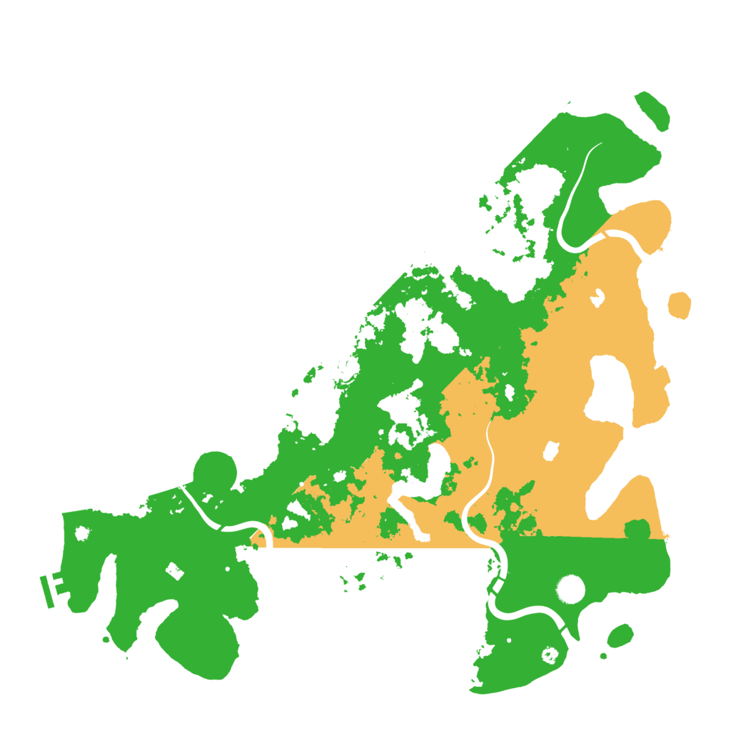 Biome Rust Map: Procedural Map, Size: 4500, Seed: 60249