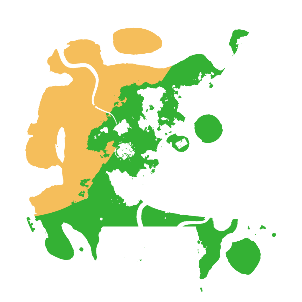 Biome Rust Map: Procedural Map, Size: 3000, Seed: 67980123